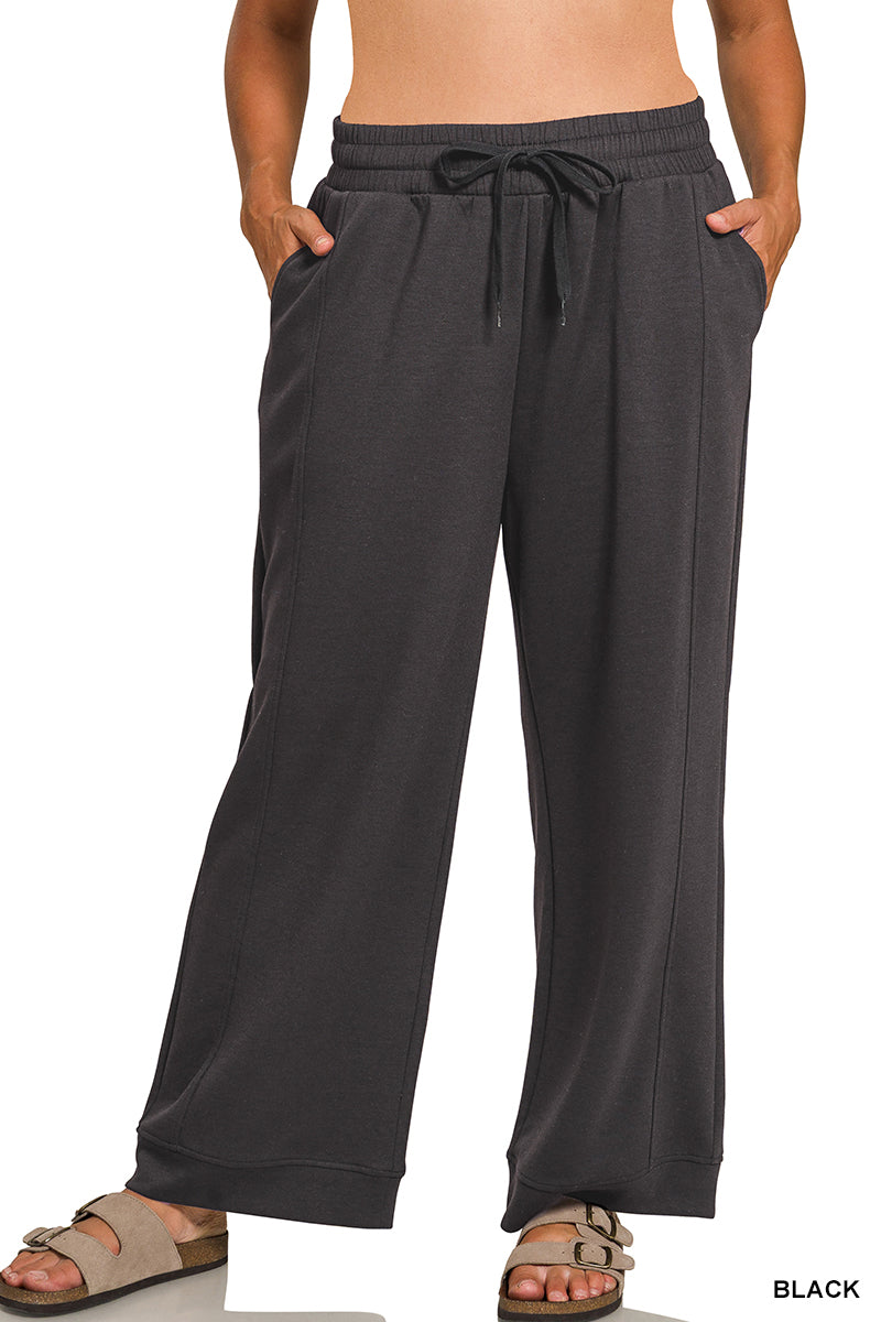 Kinley Drawstring Pants in Black