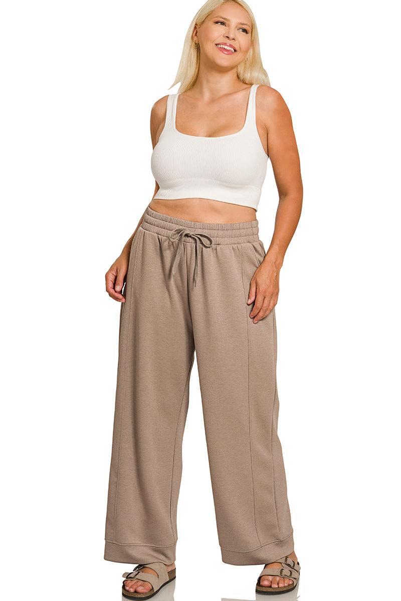 Kinley Drawstring Pants in Cocoa