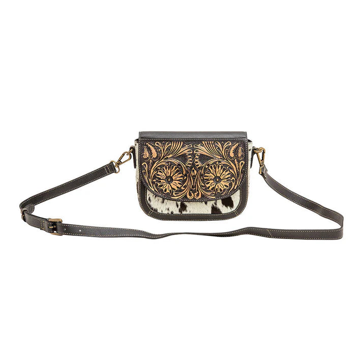 Myra- Wiggly Hand-Tooled Bag