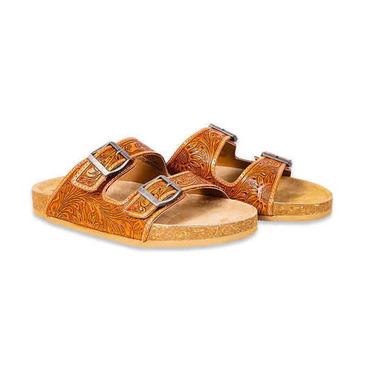 Molly Hand Tooled Sandals