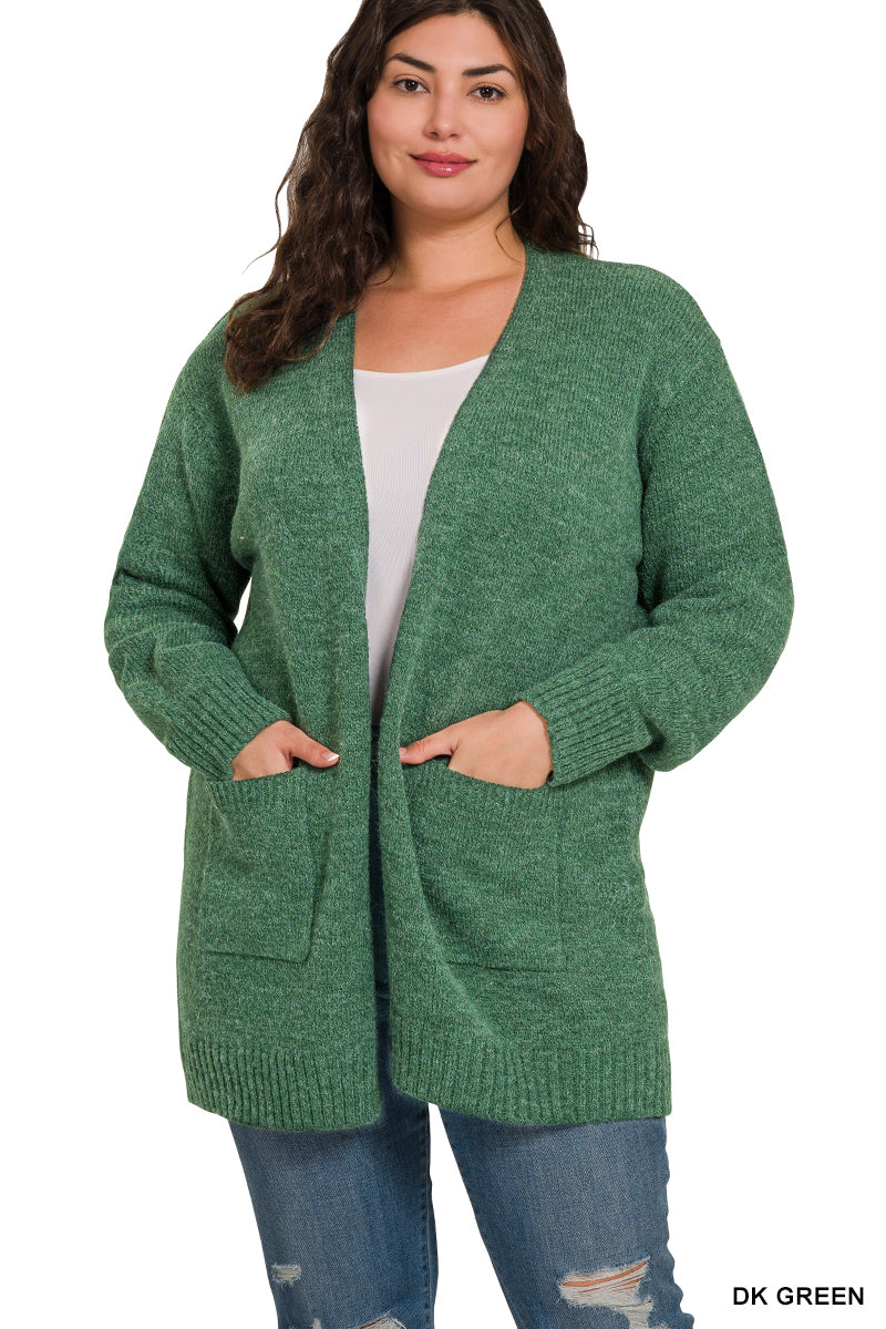 Hadley Cardigan in Dark Green