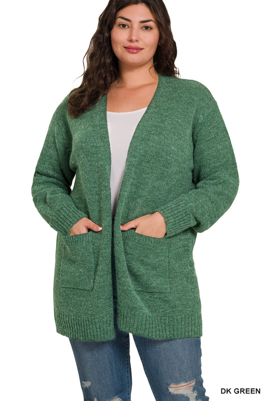 Hadley Cardigan in Dark Green