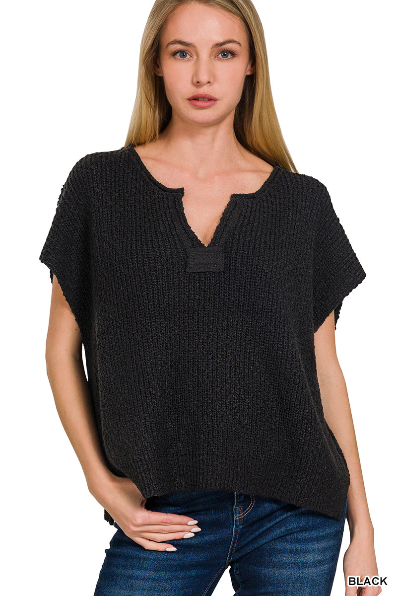 Teah Knit Top in Black