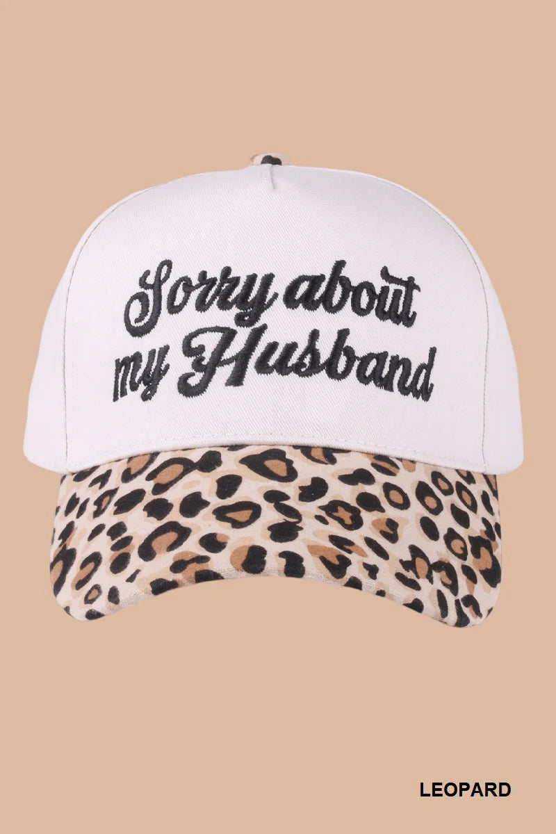 Sorry About my Husband in Cheetah Print
