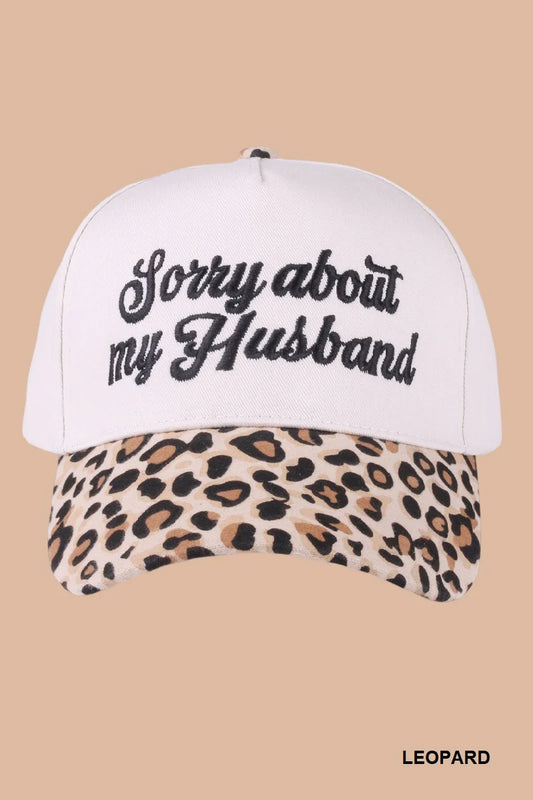 Sorry About my Husband in Cheetah Print