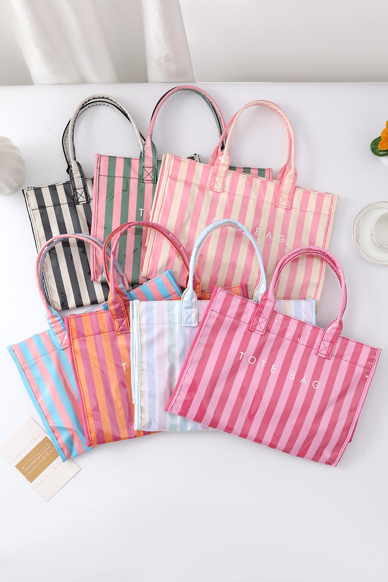 Striped Tote Bags
