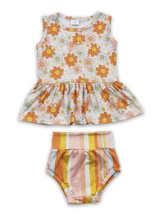 Floral Bummie Set