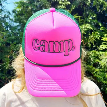 Camp Pink & Kelly Trucker Hat