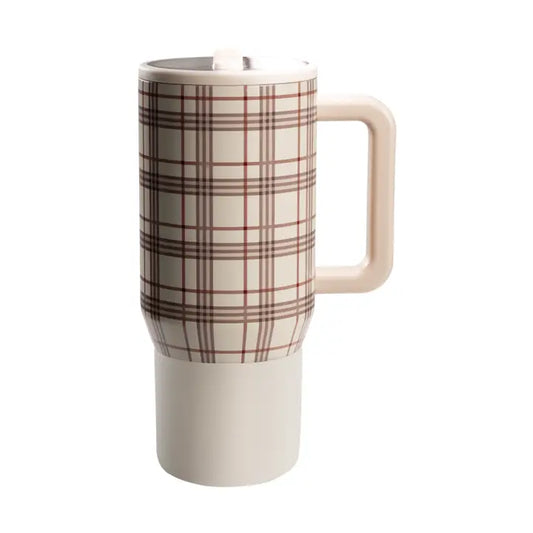 Hydro Jug Travel Tumbler 24oz in Gingham