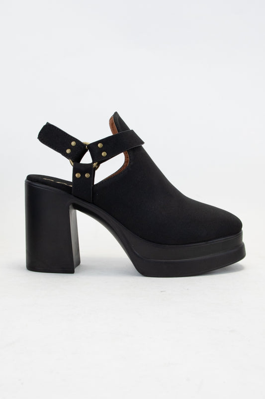 Sling Back Open Heel Booties