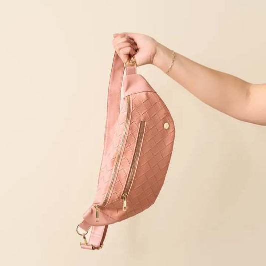 Luxe Belt Bag in Rose