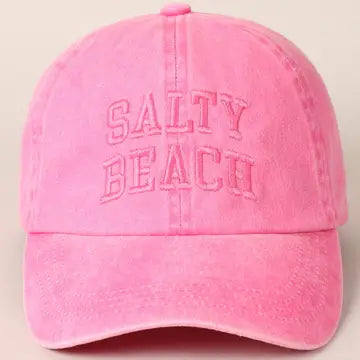 Salty Beach Cap in Pink