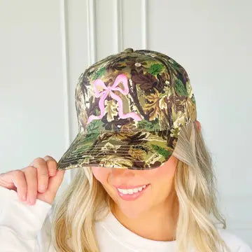 Camo Bow Trucker Hat