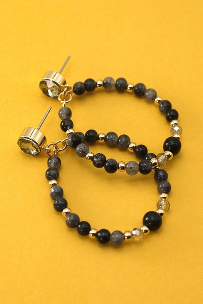 Teardrop Beaded Earrings