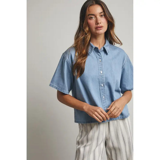 Alice Denim Top