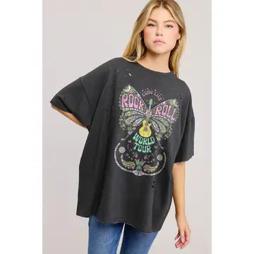 Zutter Rock & Roll Tee in Black