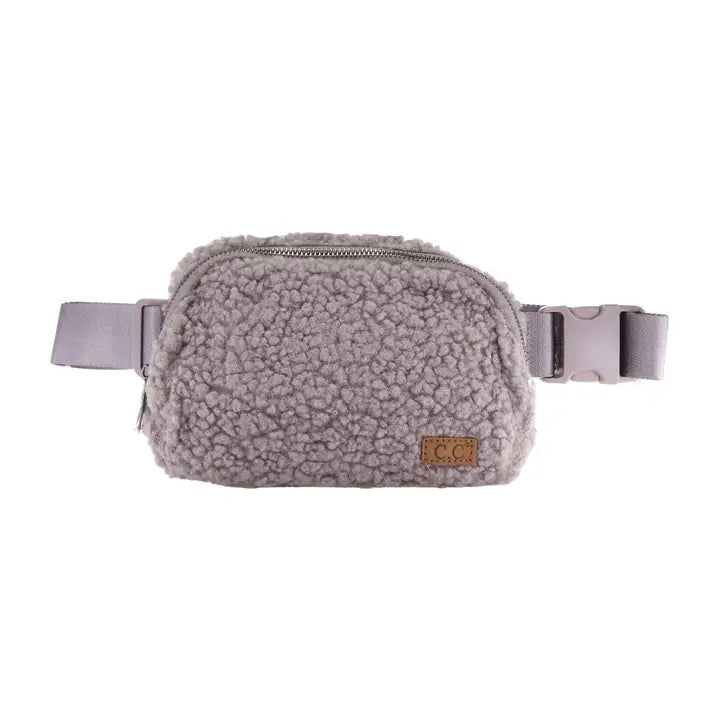 Sherpa C.C. Crossbody in Light Grey