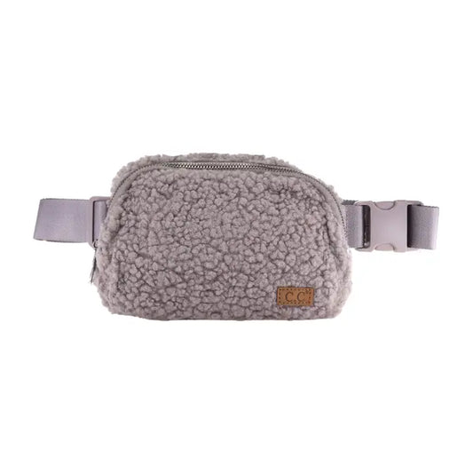 Sherpa C.C. Crossbody in Light Grey