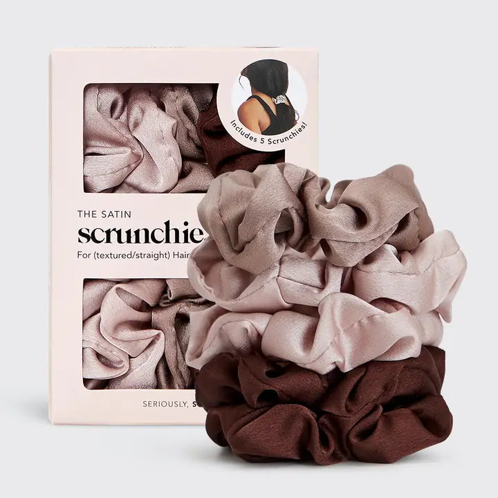 Kit-Sch Satin Sleeve Scrunchies