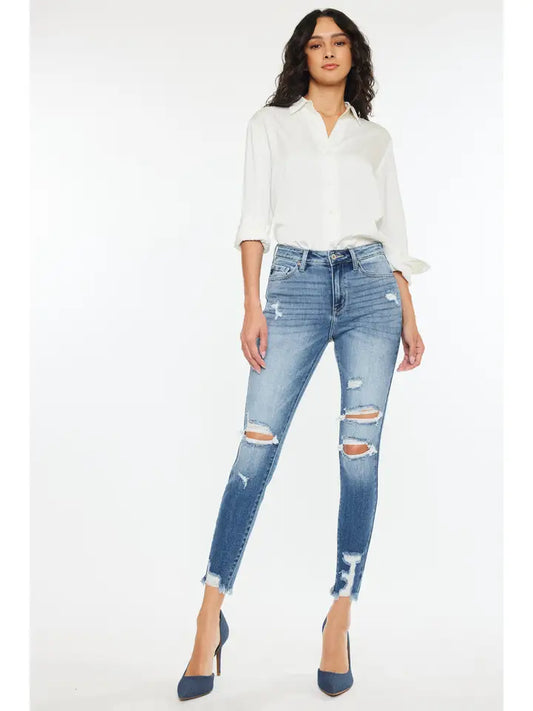 Kendall High Rise Skinny Jeans