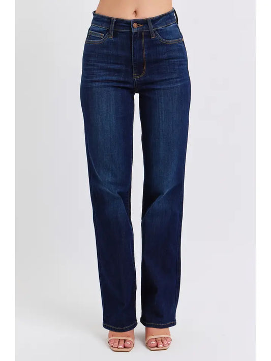 Jazlyn High Waisted Straight Leg Jeans