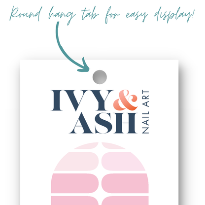 Ivy & Ash - Goal Getter | Taupe & Gold Glitter Neutral Nail Wrap