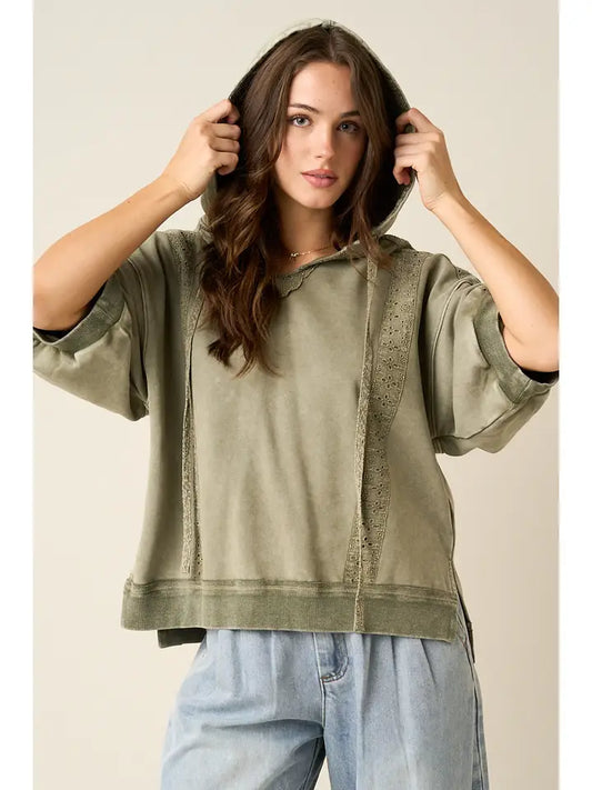 Landry Short Sleeve Hoodie
