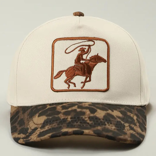 Embroidered Horse Trucker Hat