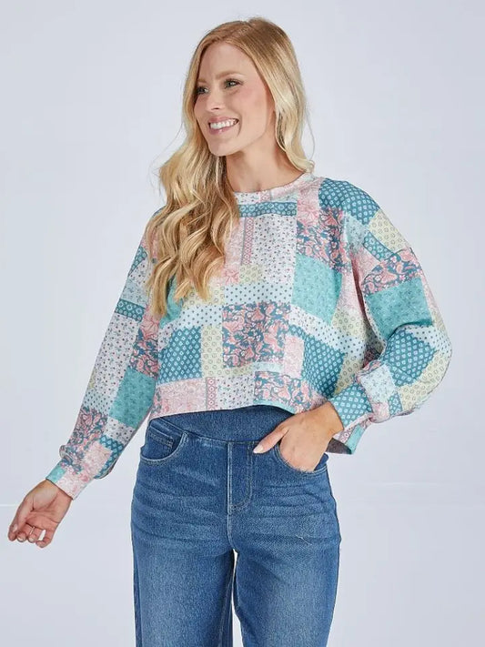 Simply Southern Quilted Pullover