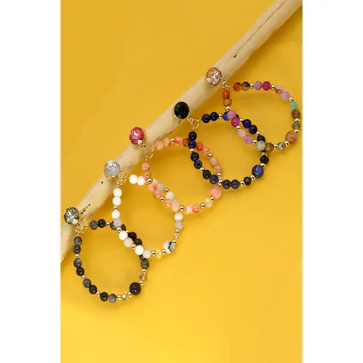 Teardrop Beaded Earrings