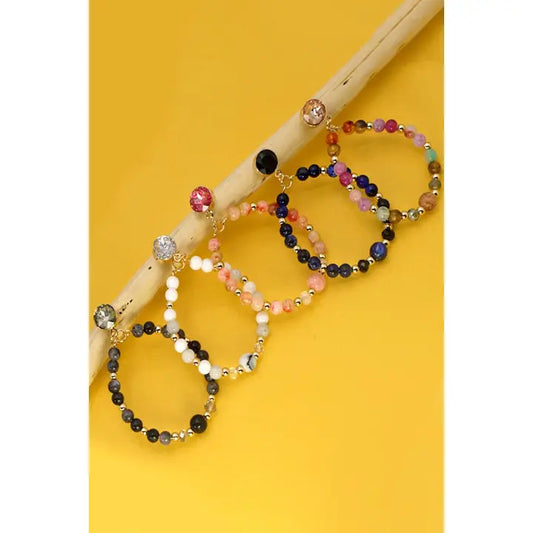 Teardrop Beaded Earrings