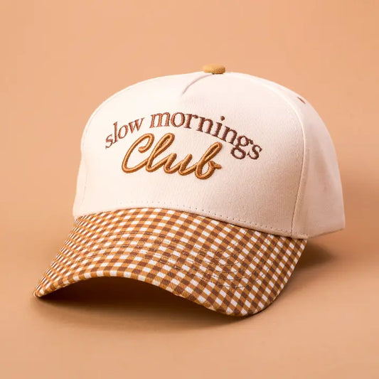 Slow Morning Club Trucker Hat