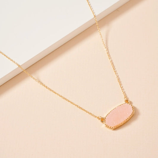 Kenzie Druzy Necklace -PE