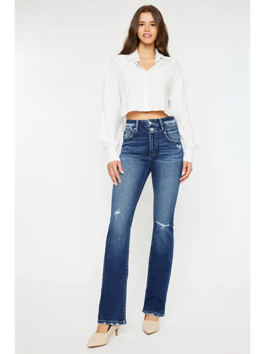 Kaisley High Rise Boot Cut Jeans