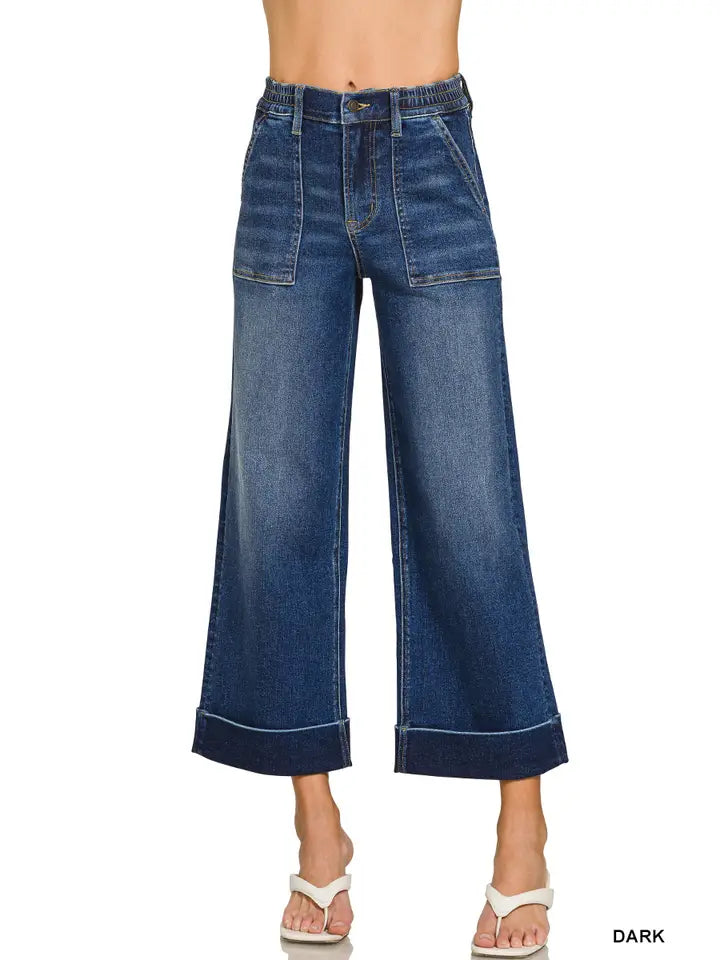 Zenana Cropped Denim
