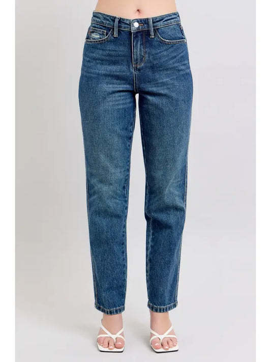 Jaycee High Waist Straight Leg Jeans
