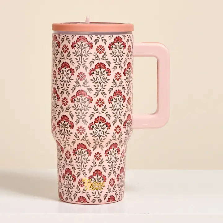 20oz Lifestyle Flip Straw Tumbler in Everbloom Dusty Rose