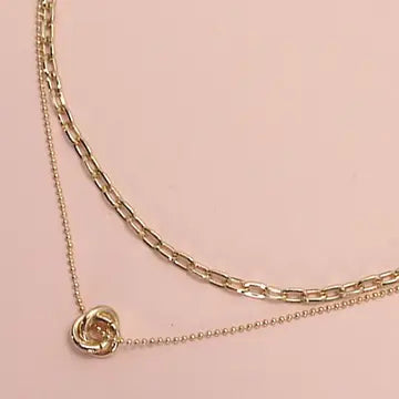 Knot Pendant Necklace