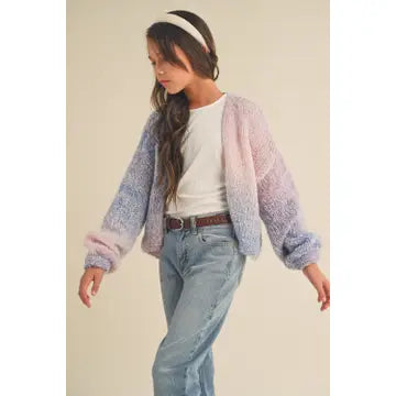 Girls Ombre Cardigan