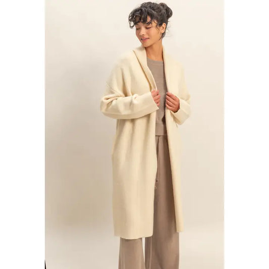 Aubree Oversized Cardigan in Cream