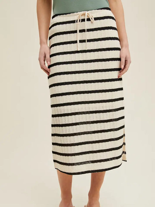 Eleanor Crochet Midi Skirt