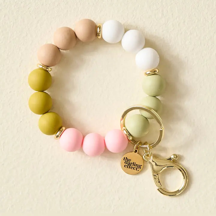 Keychain Wristlet in Sweet Pea
