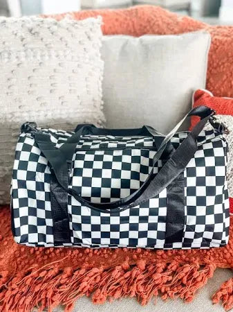 Checker Duffle Bag